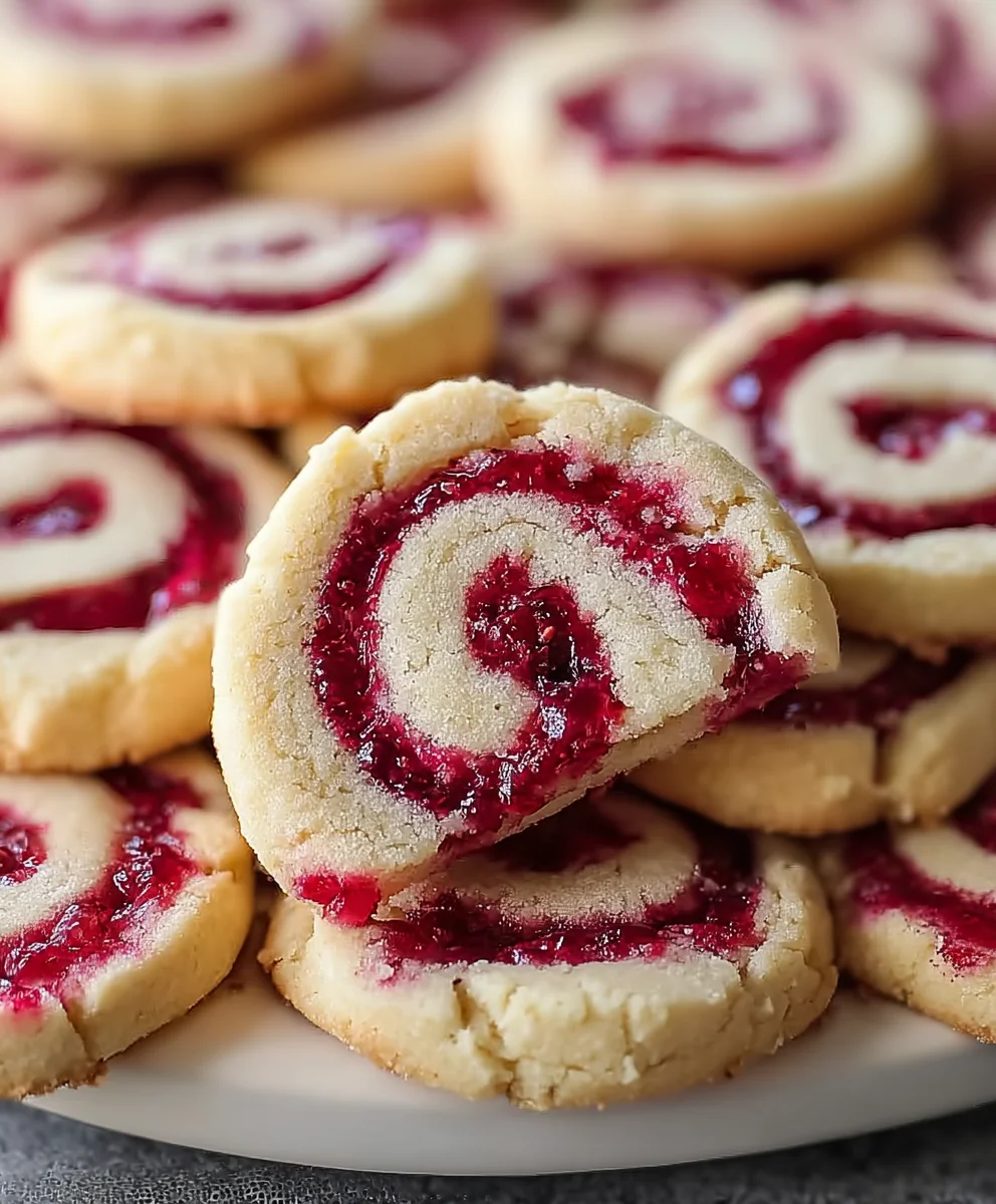 Raspberry Swirl Cookies-Sweet Berry Treat