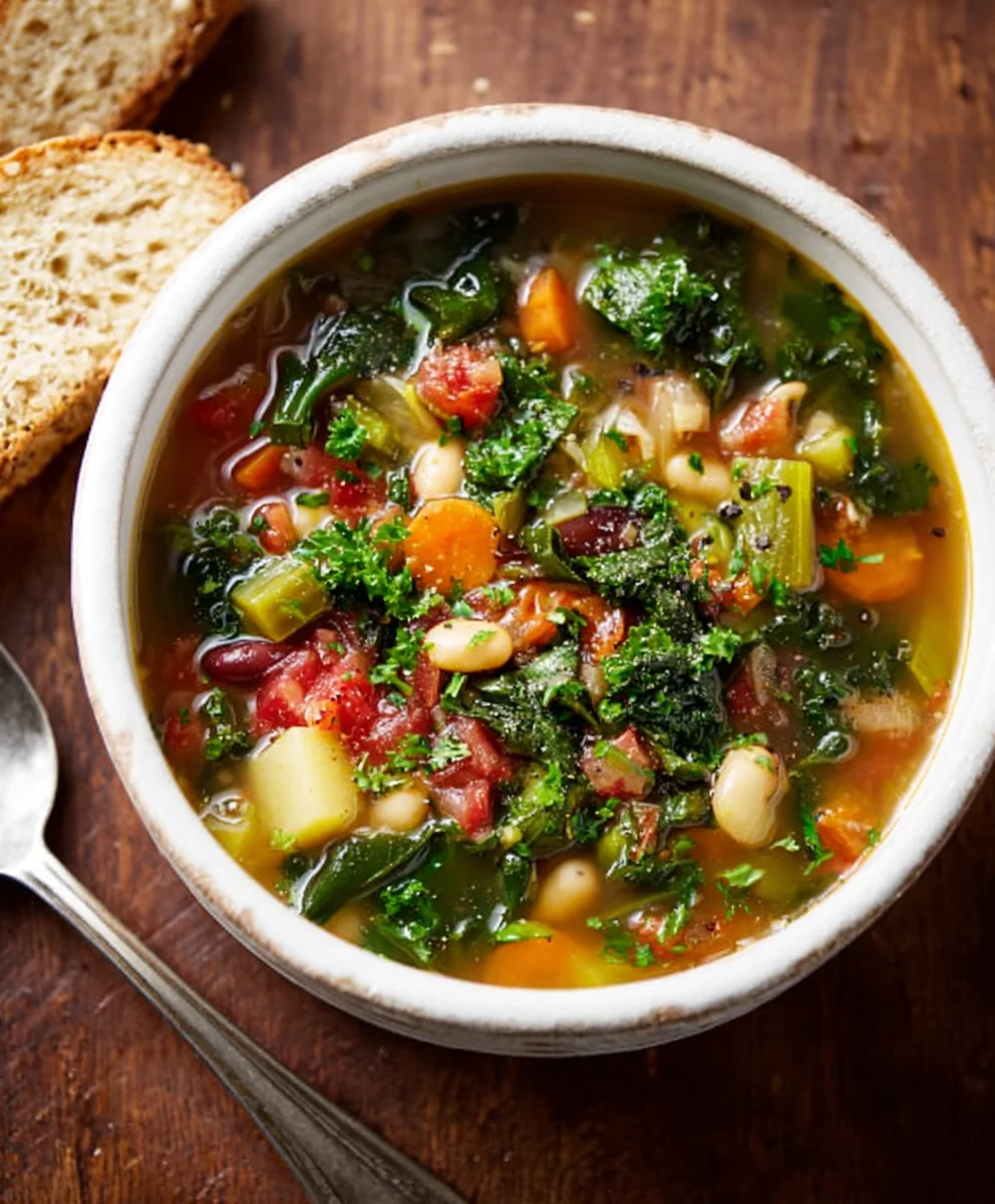 Hearty Vegetable Soup- Easy & Delicious Recipe