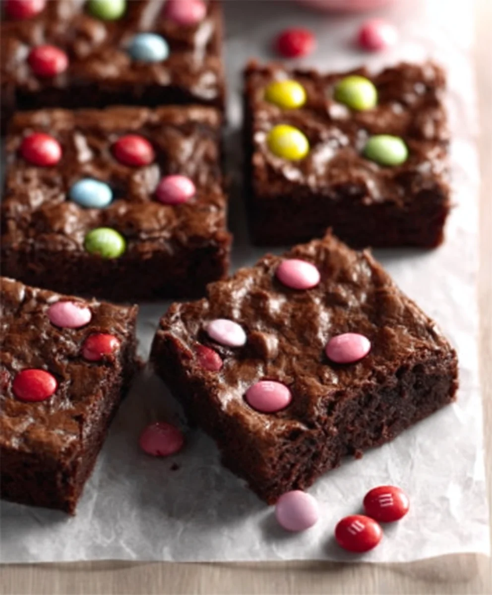 M-M Brownies Easy Recipe Best Chocolate Bites