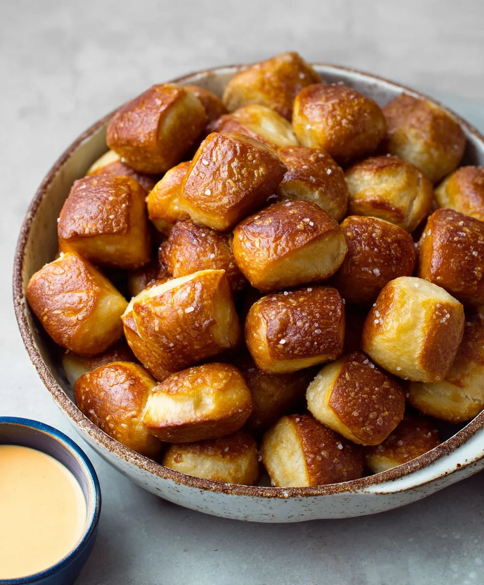 Easy Homemade Soft Pretzel Bites Recipe