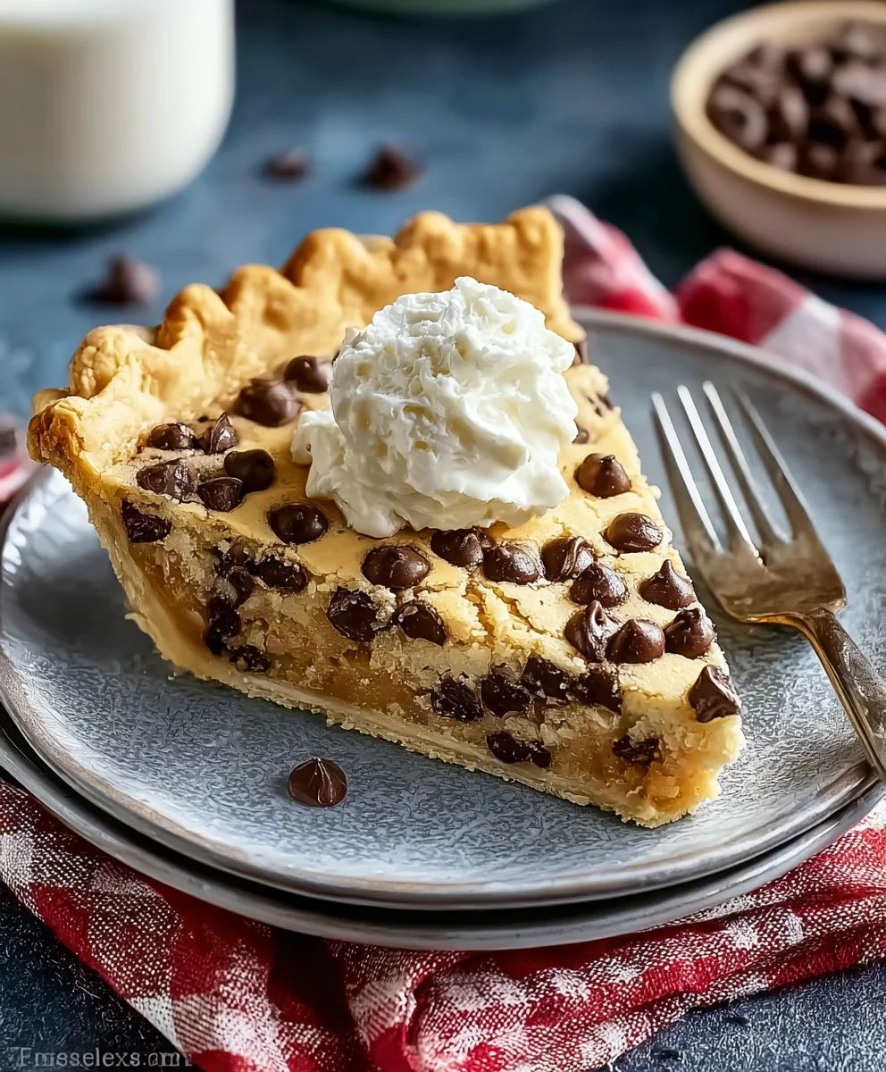 Easy Chocolate Chip Pie Recipe - Delicious Dessert