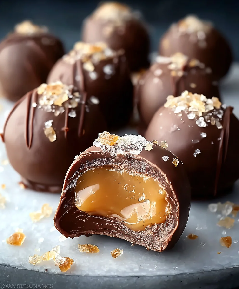 Salted Caramel Truffles - Easy Homemade Sweet Treat