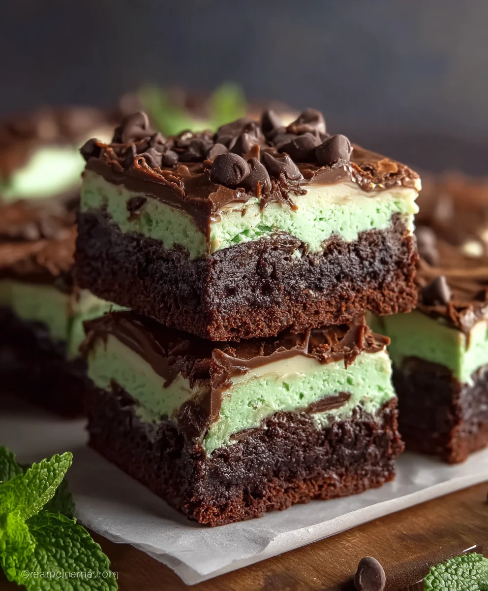 Mint Chocolate Brownies-Decadent & Easy Recipe