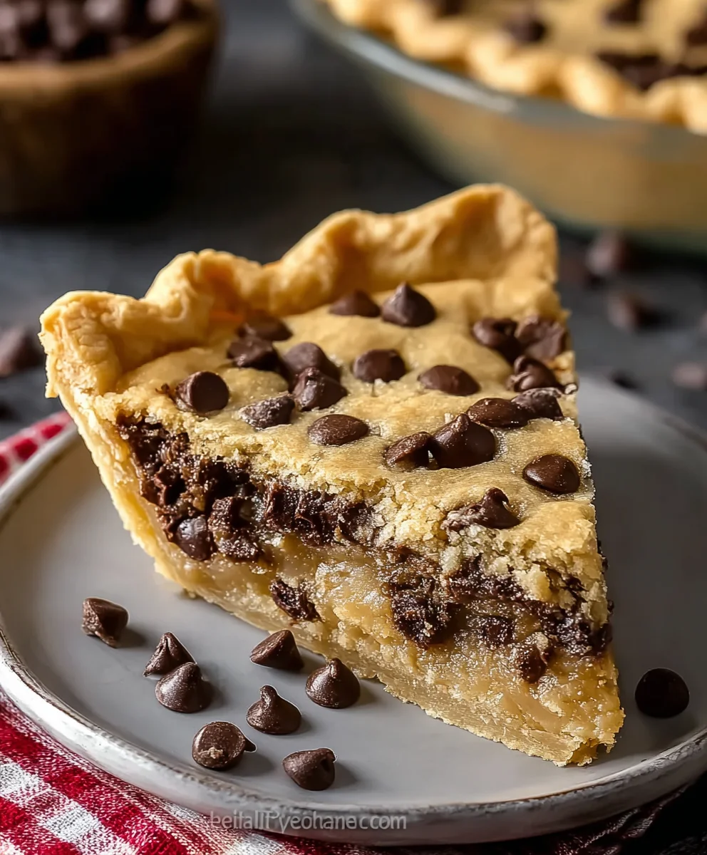Easy Chocolate Chip Pie Recipe - Delicious Dessert