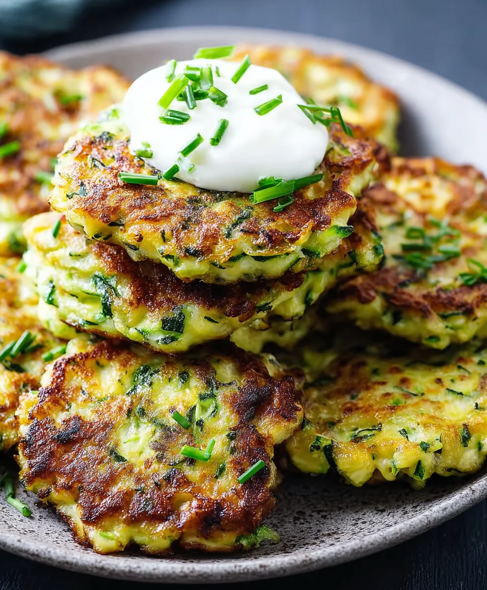 Crispy Zucchini Fritters - Easy Delicious Recipe