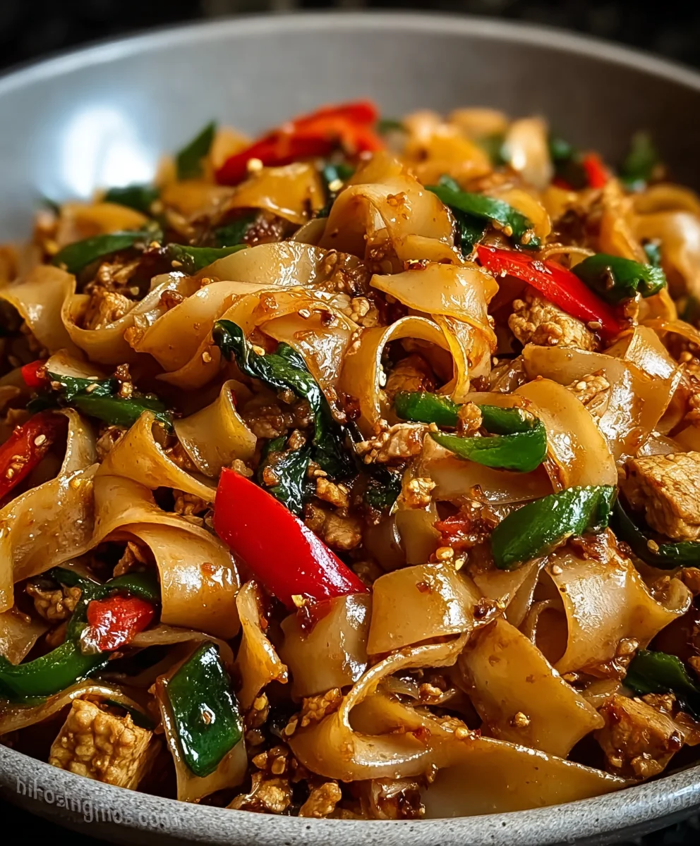 Spicy Beef Drunken Noodles - Easy Italian-Inspired Recipe