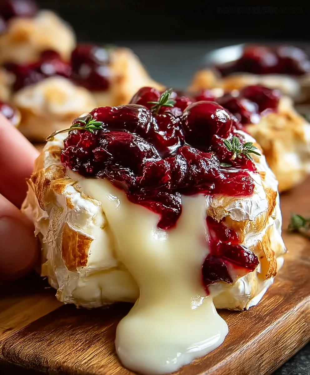 Easy Cranberry Brie Appetizer-Party Perfect