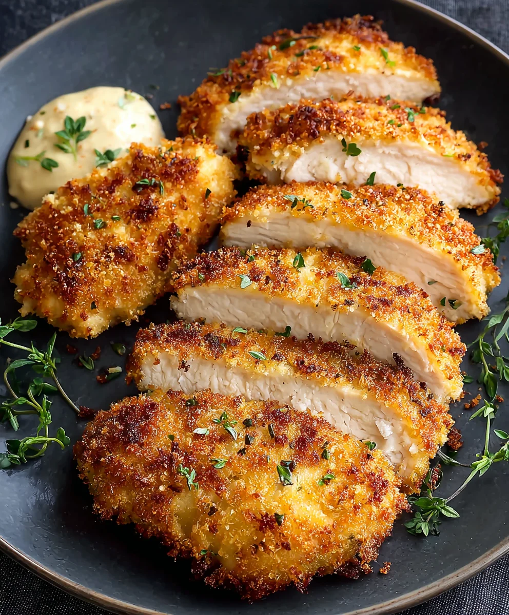 Air Fryer Parmesan Chicken - Crispy & Easy