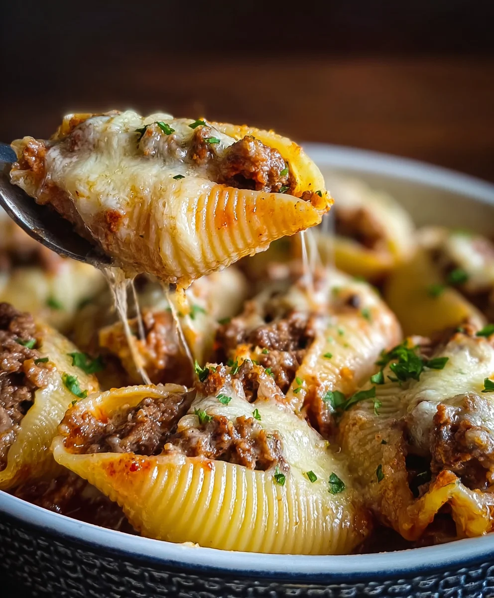 Cheesesteak Stuffed Shells - Easy Beef Dinner