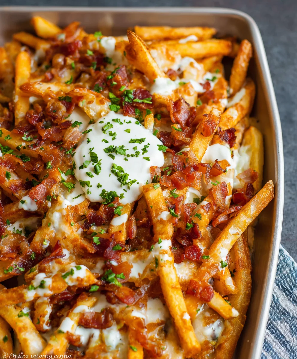 Loaded Fries Recipe-Ultimate Beef Topping
