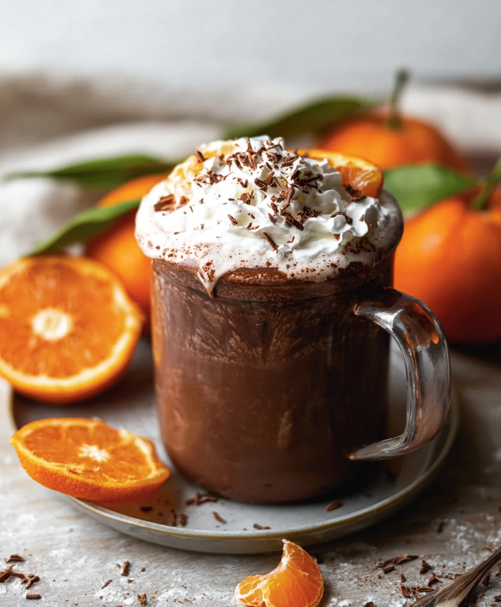 Zesty Orange Hot Chocolate- Ultimate Comfort Drink
