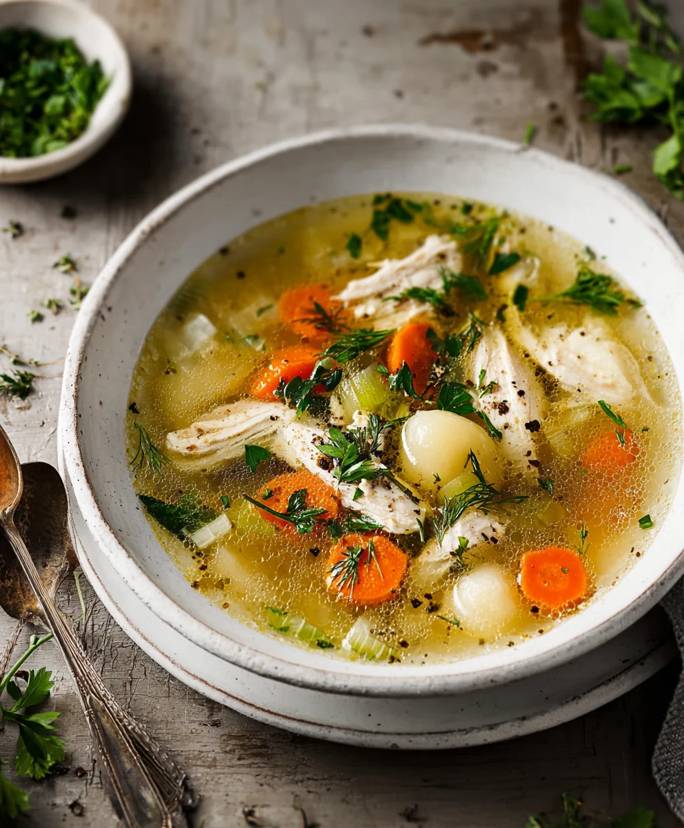 Easy Chicken Soup Recipe-Comforting & Delicious