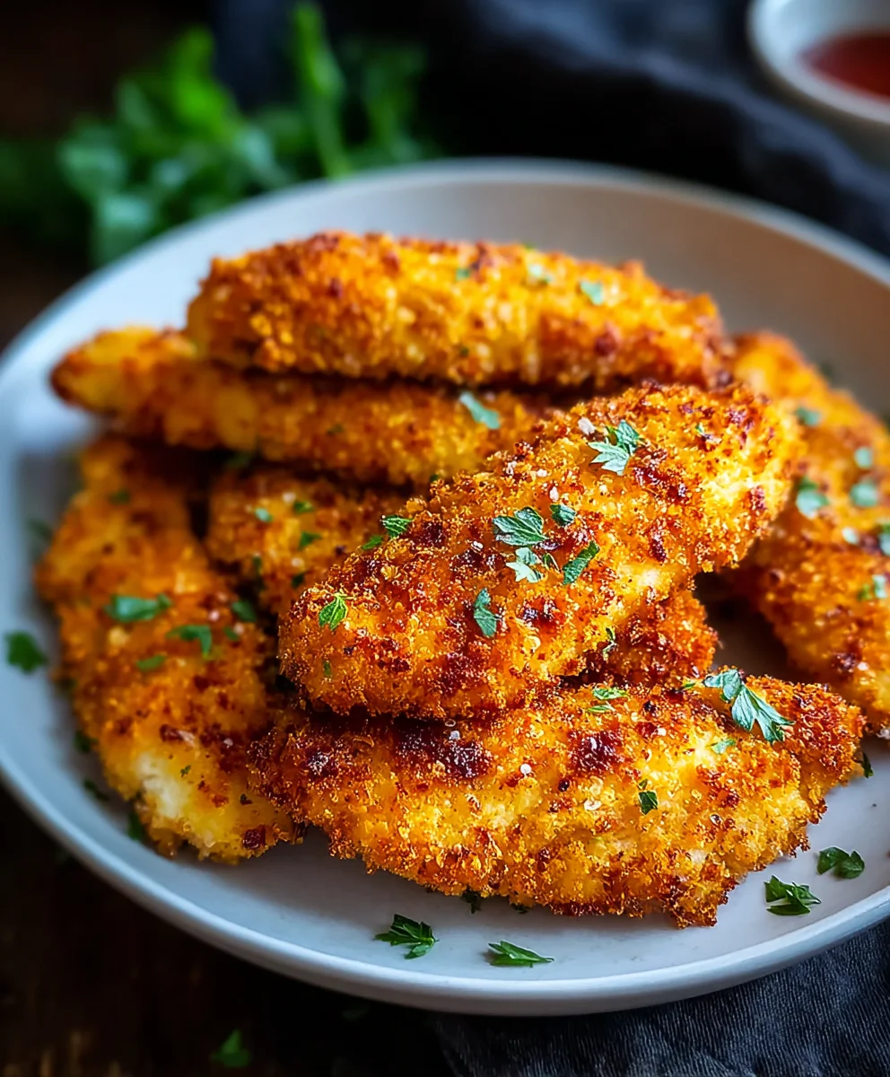 Crispy Baked Chicken Tenders-Easy & Delicious