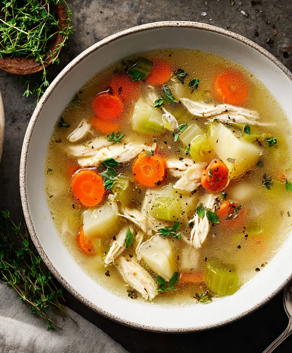 Easy Chicken Soup Recipe-Comforting & Delicious