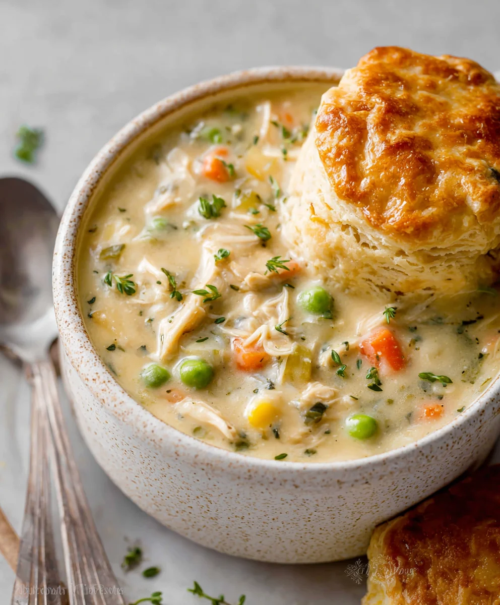 Easy Chicken Pot Pie Soup Recipe - Comfort Food