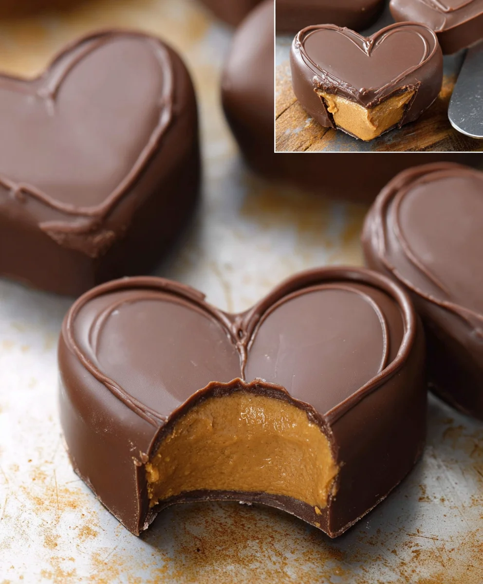 Chocolate Peanut Butter Vnon-alcoholic alentine's Heart Non-Non-Non-Alcoholic Alternativeic