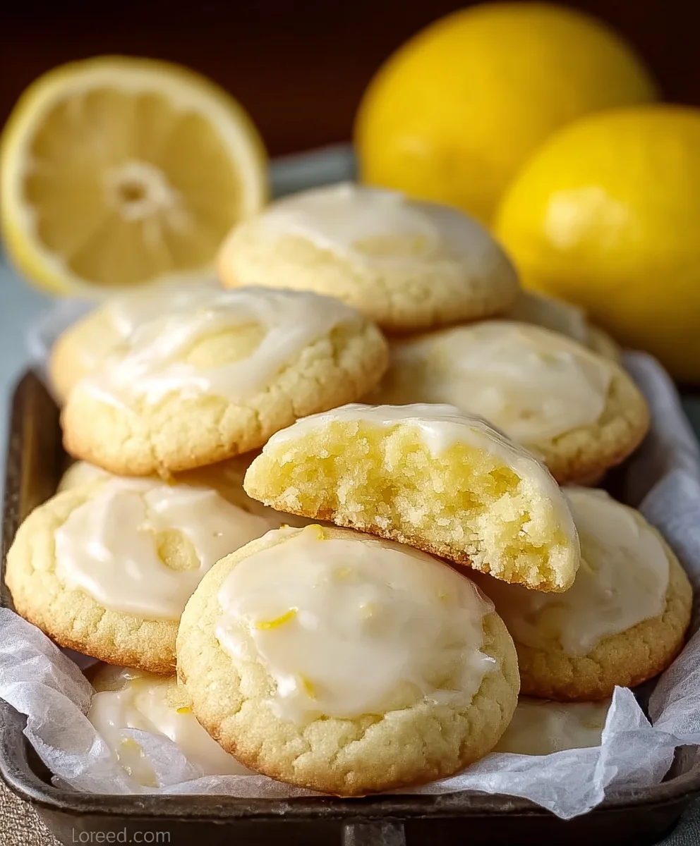Lemon Poundcake Cookies-Easy Delicious Recipe