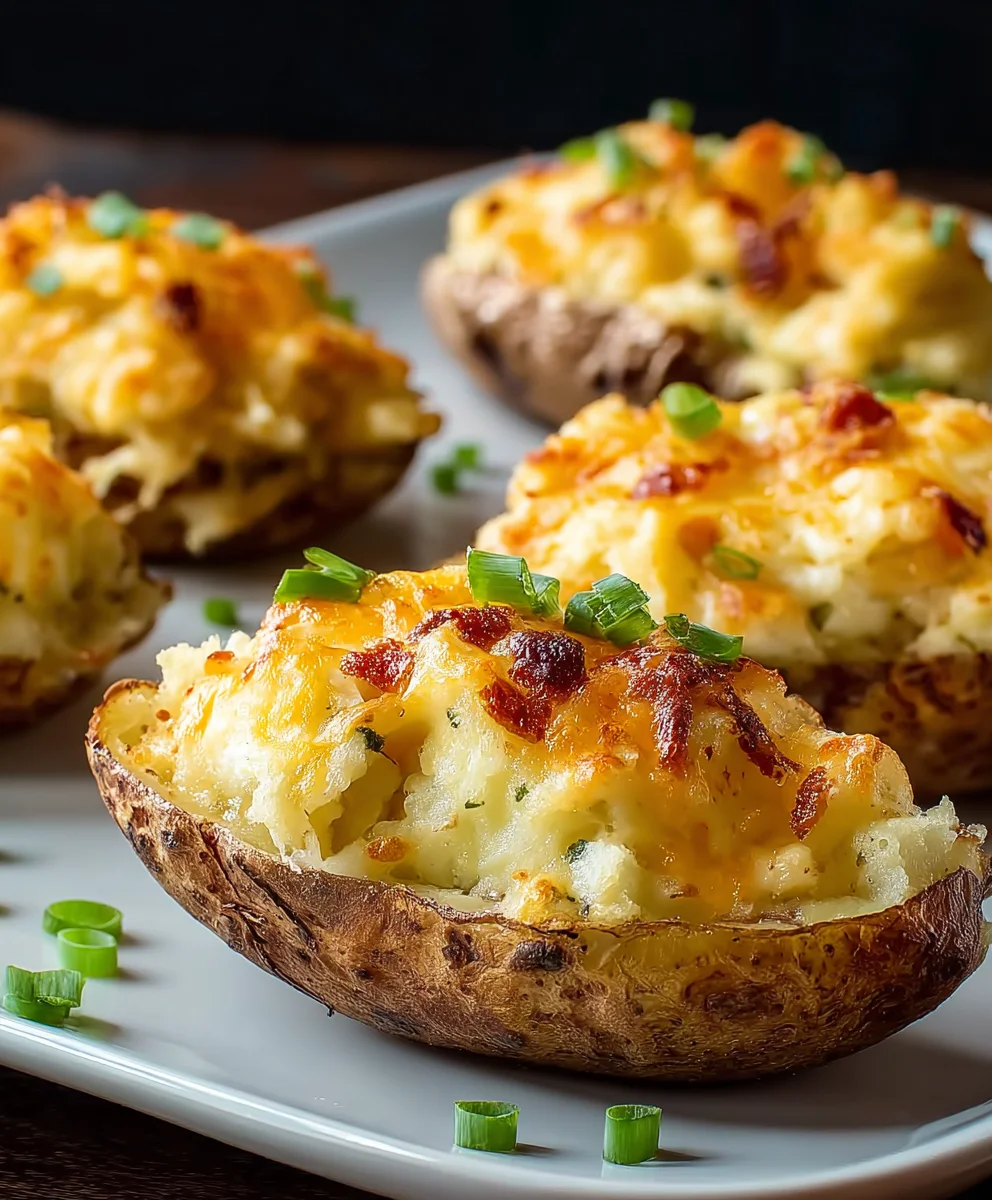 Air Fryer Twice Baked Potatoes-Easy Recipe