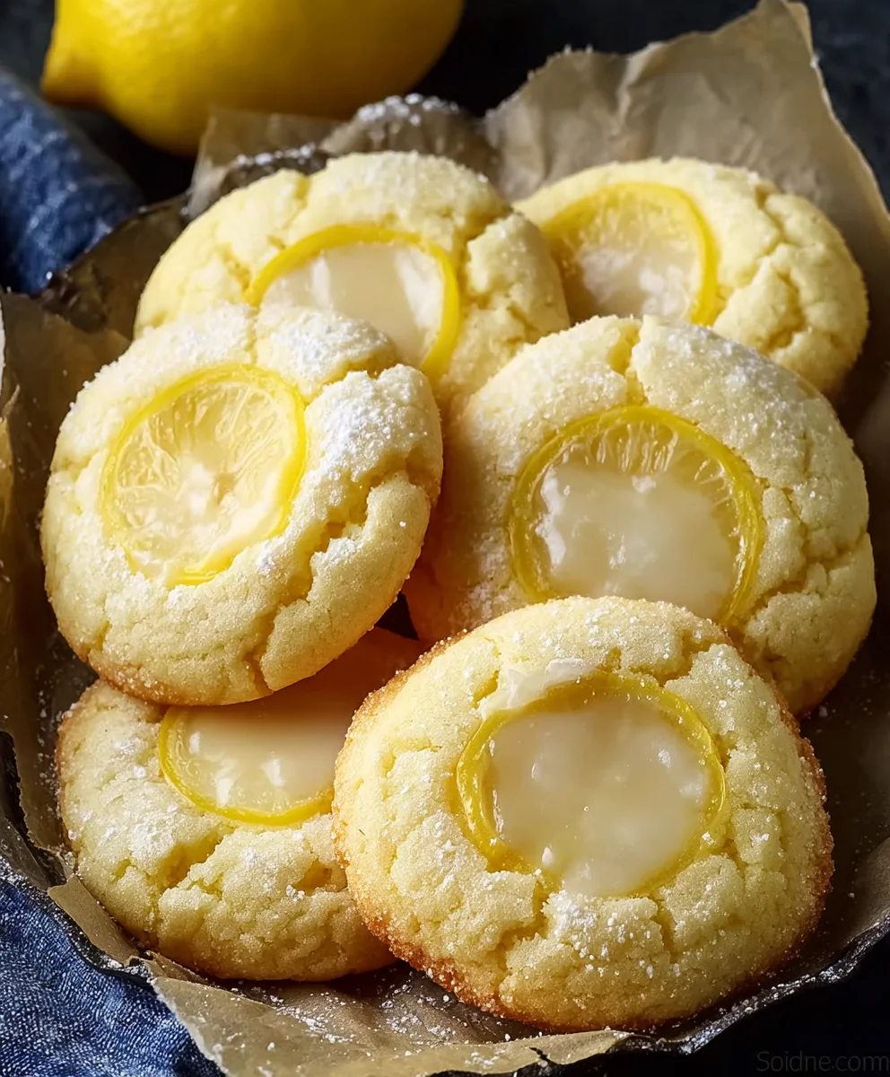 Lemon Poundcake Cookies-Easy Delicious Recipe