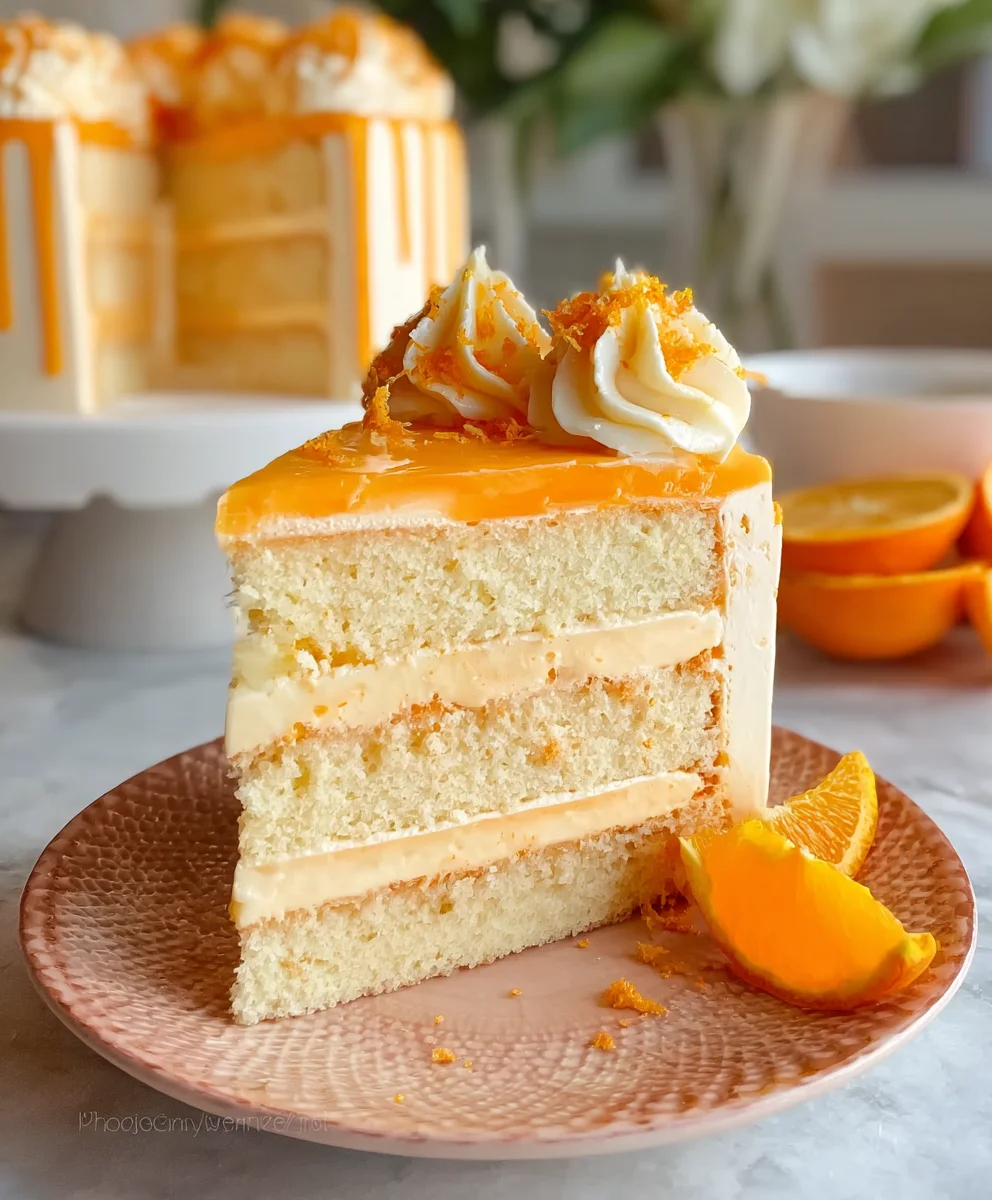 Dreamsicle Orange Cake Recipe- Easy & Delicious