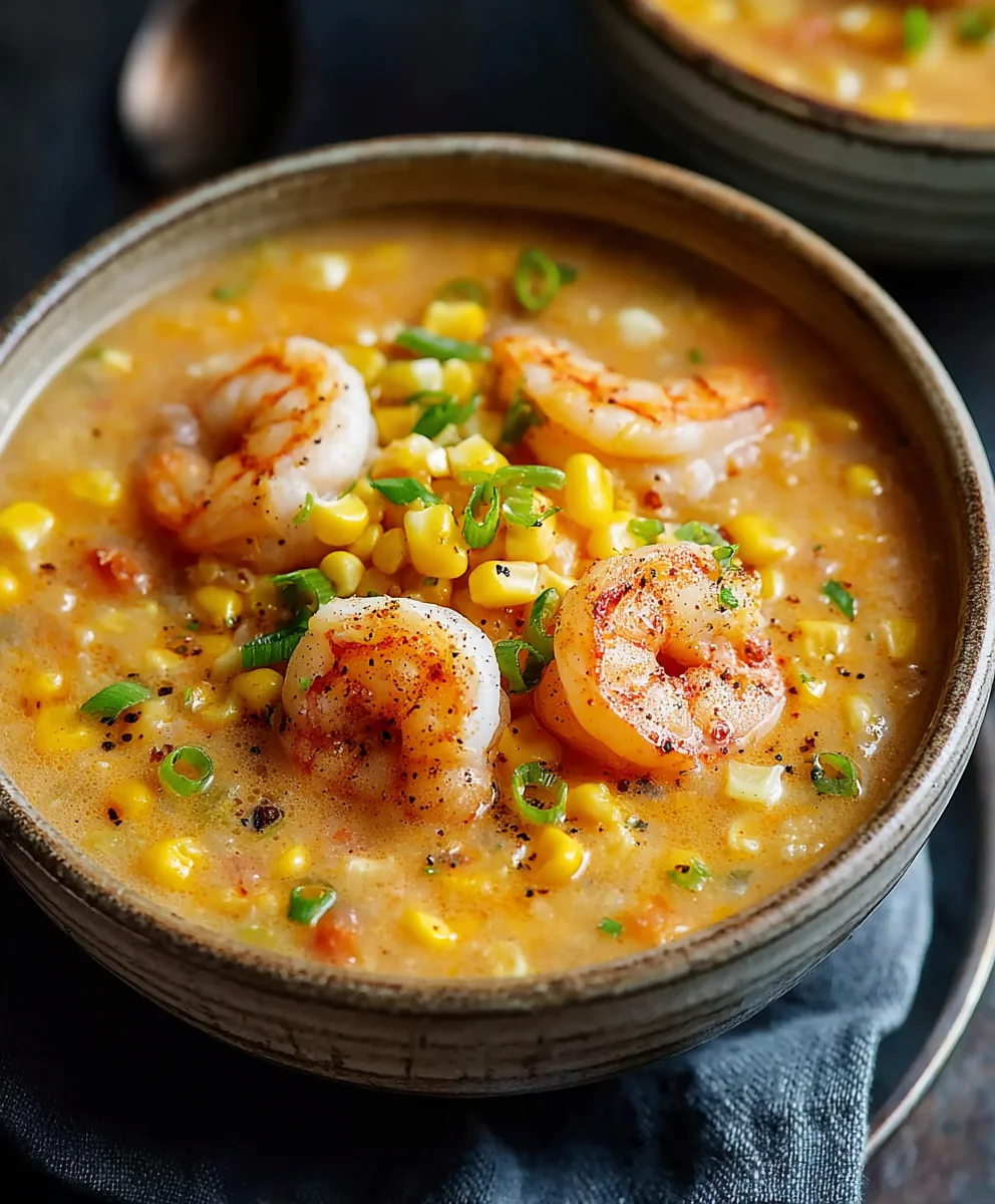 Easy Shrimp Corn Chowder - Creamy Comfort Soup