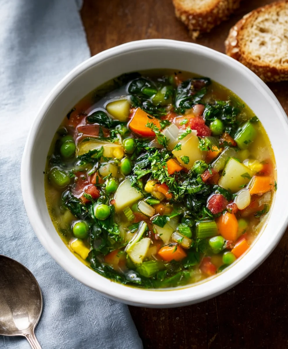 Hearty Vegetable Soup- Easy & Delicious Recipe
