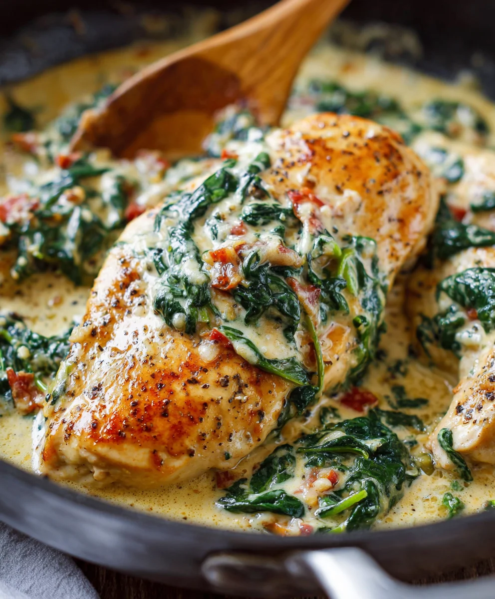 Easy Creamy Mushroom Chicken Recipe - Quick Dinner