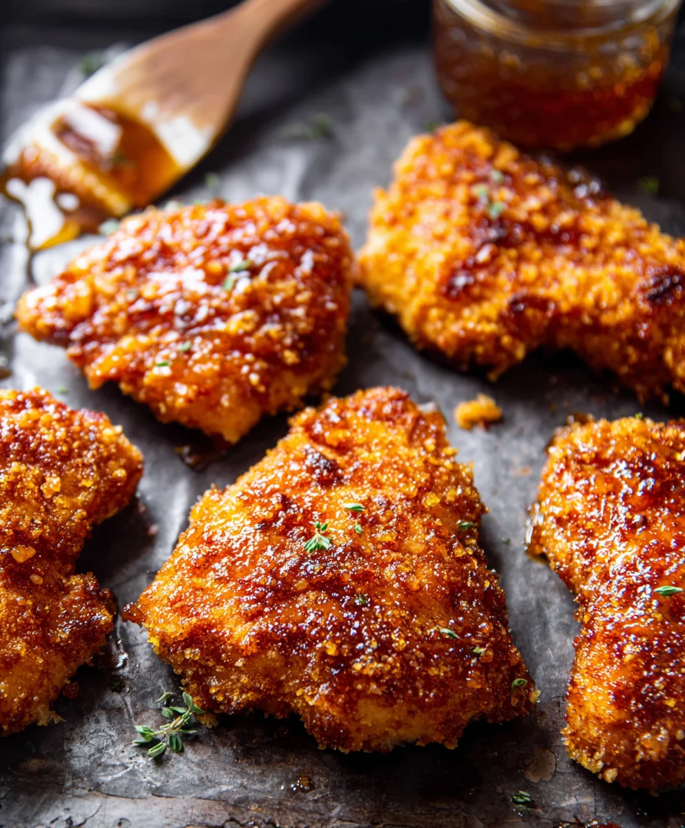 Hot Honey Chicken Baked Crispy Flavorful Meal