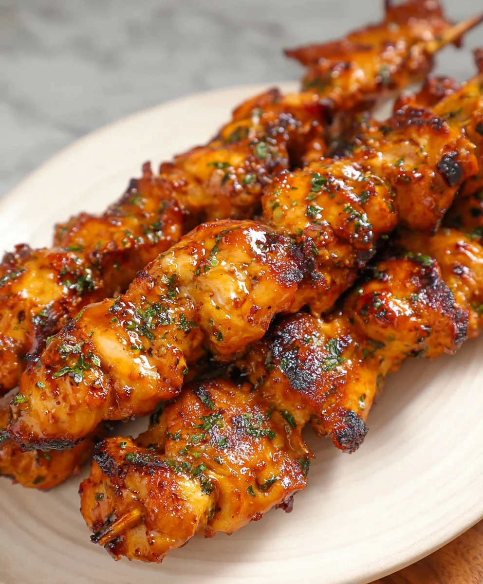 Air Fryer Chicken Skewers- Easy & Delicious Recipe
