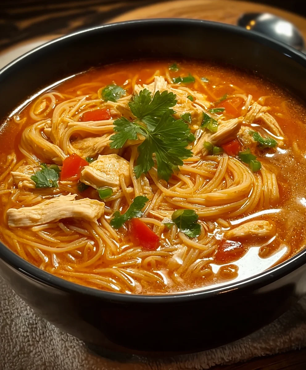 Easy Chicken Sopa de Fideo Comfort Food
