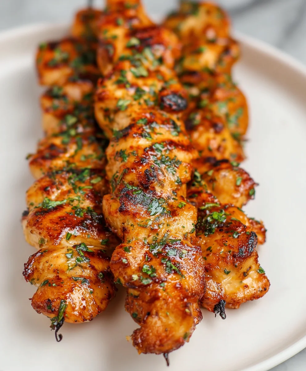 Air Fryer Chicken Skewers- Easy & Delicious Recipe