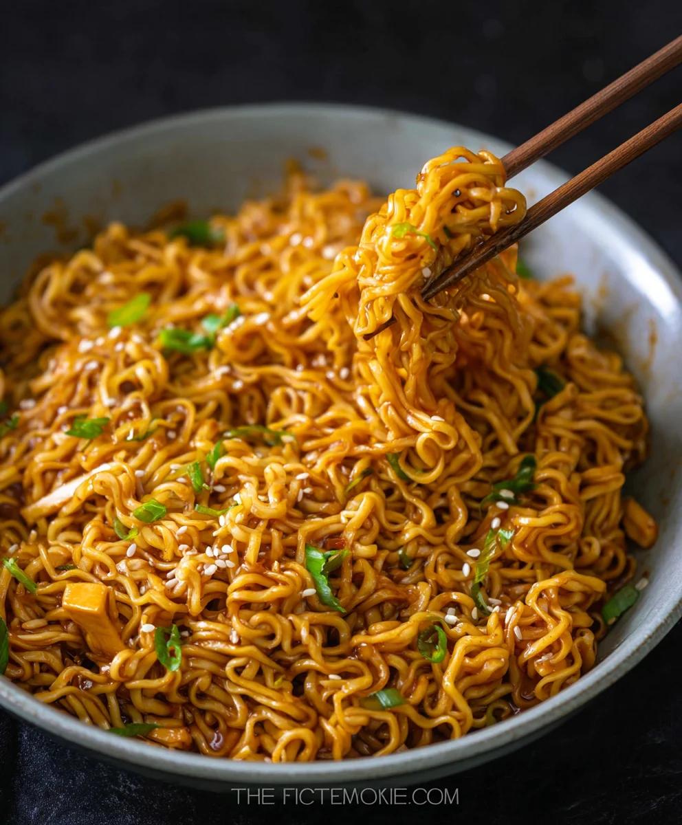 Easy Saucy Ramen Noodles Recipe-Quick & Delicious