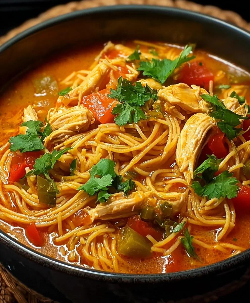 Easy Chicken Sopa de Fideo Comfort Food