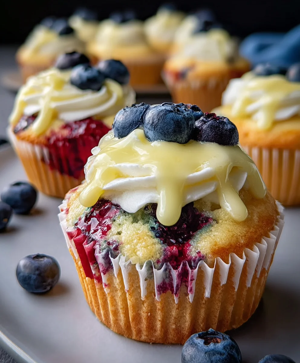 Summer Lemon Berry Cupcakes-Fresh & Easy Recipe