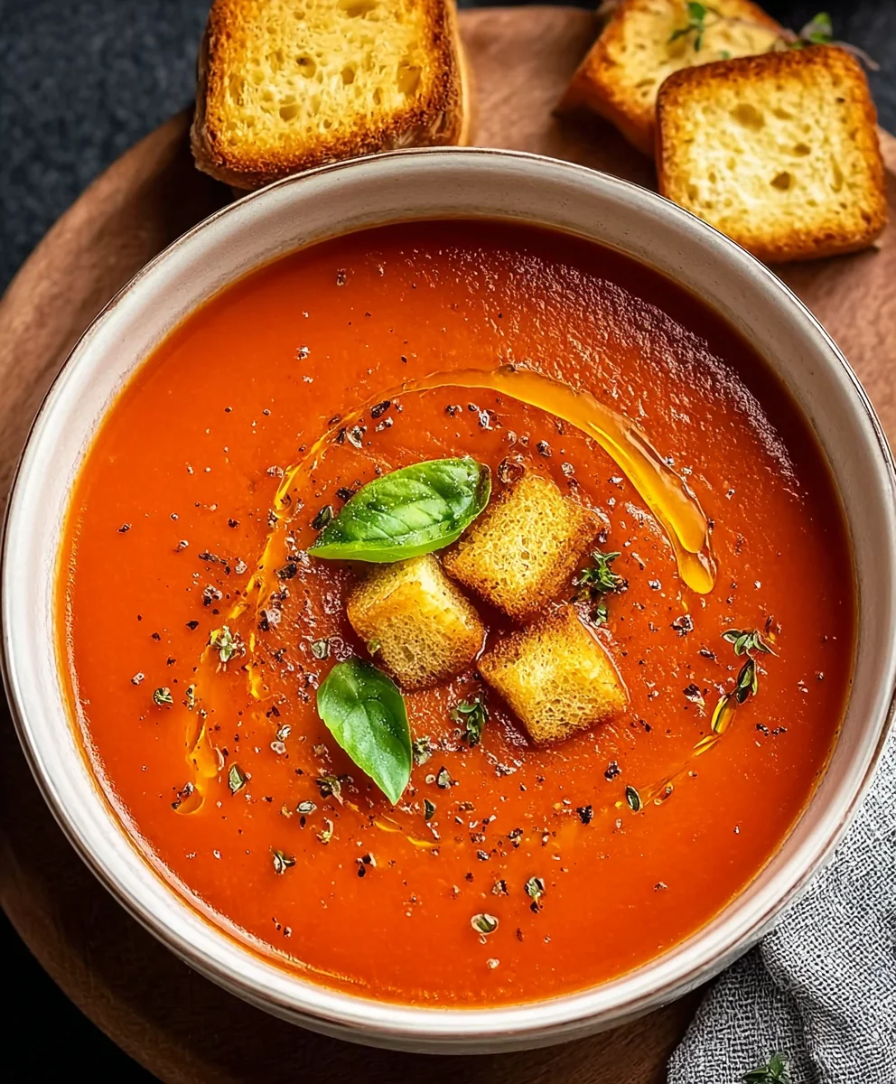 Easy Homemade Tomato Soup Recipe - Rich & Flavorful