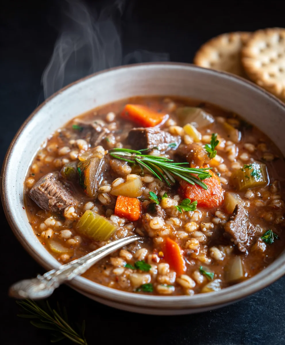 Hearty Beef Barley Soup Recipe - Comfort in a Bowl