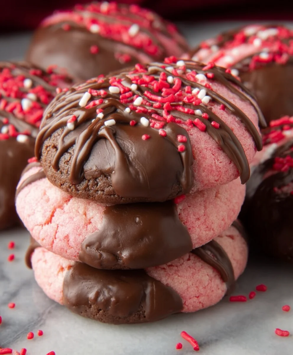 Chocolate Strawberry Cookies - Deliciously Decadent Treats
