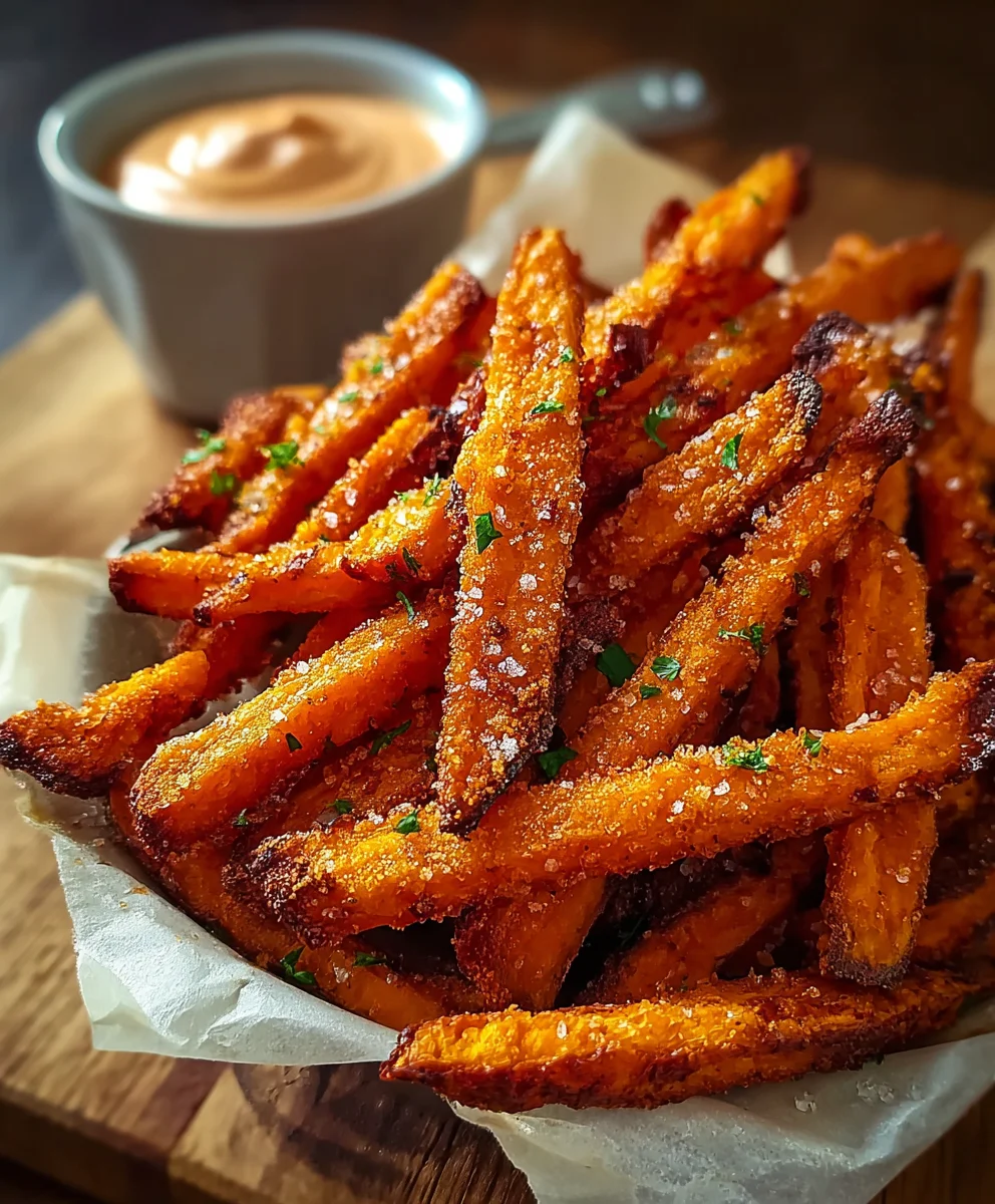 Crispy Oven Baked Sweet Potato Fries
