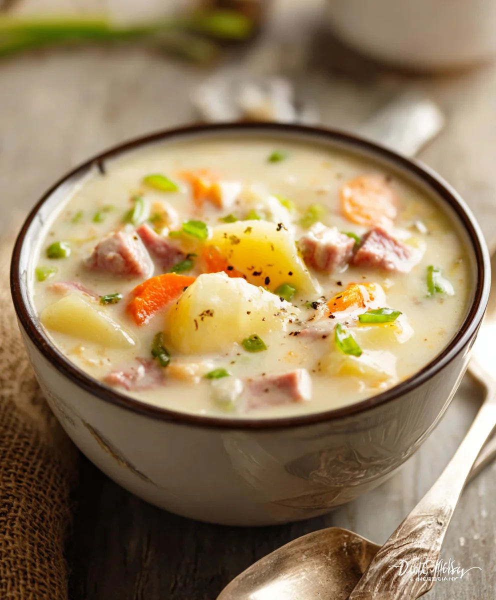 Hearty Beef Beef Ham Potato Soup - Easy Comfort Food