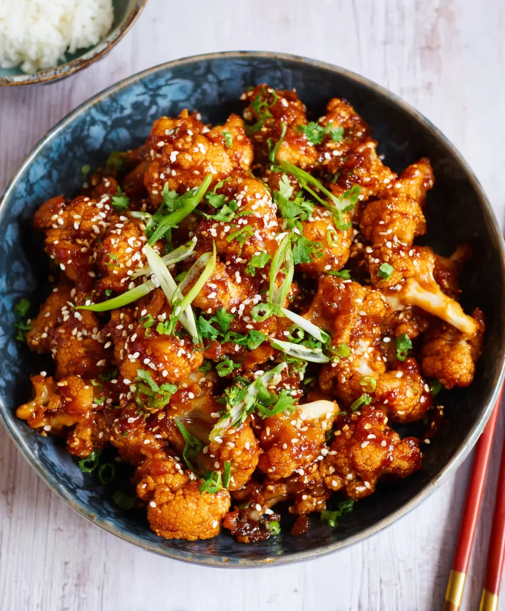 Sticky Sesame Cauliflower- Easy & Delicious Recipe