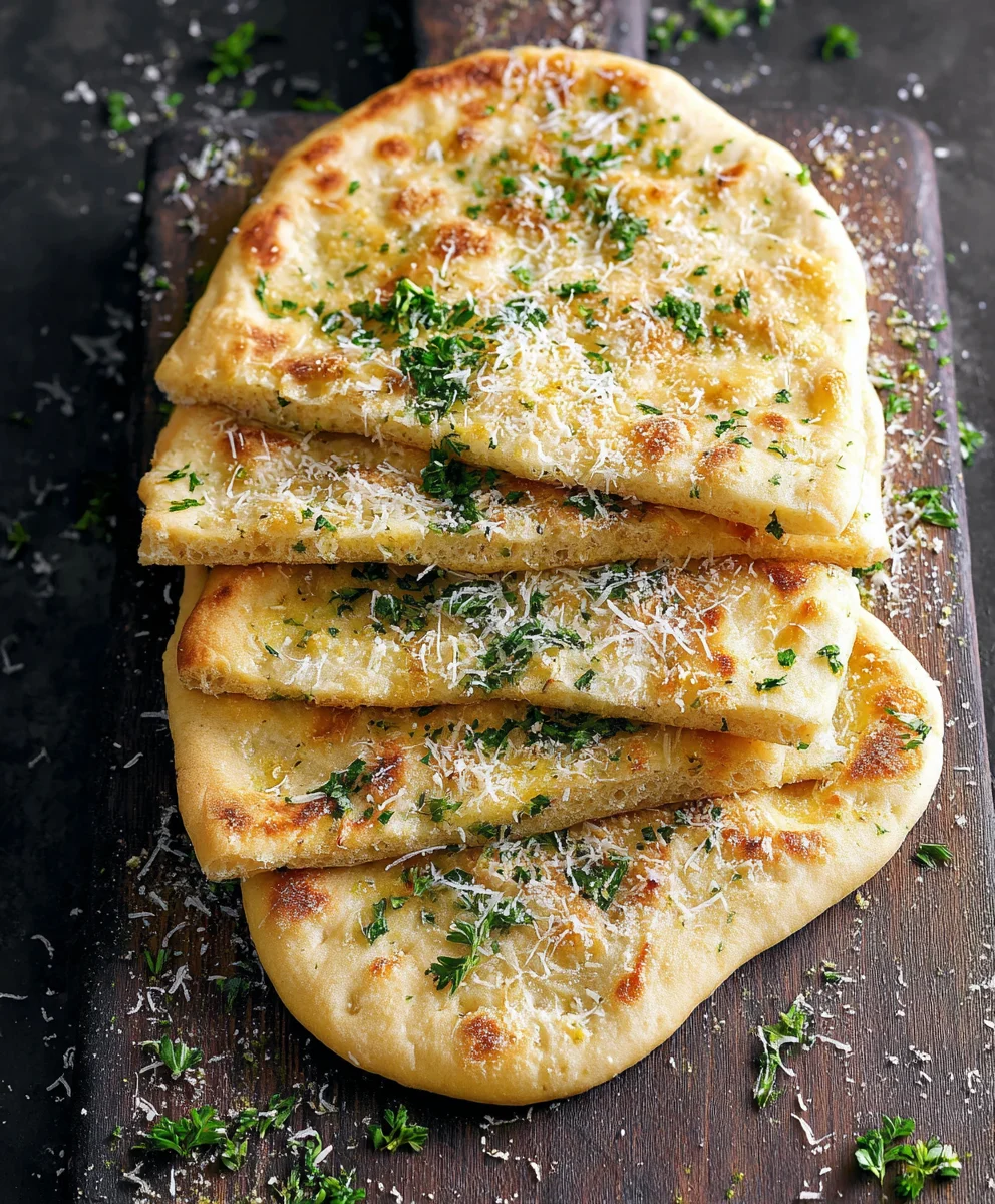 Easy Garlic Flatbreads - Quick & Flavorful Recipe