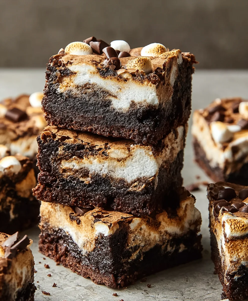 Smores Brownies- Ultimate Gooey Chocolate Heaven
