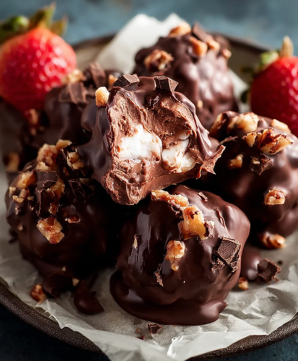 Easy Frozen Chocolate Yogurt Clusters Recipe