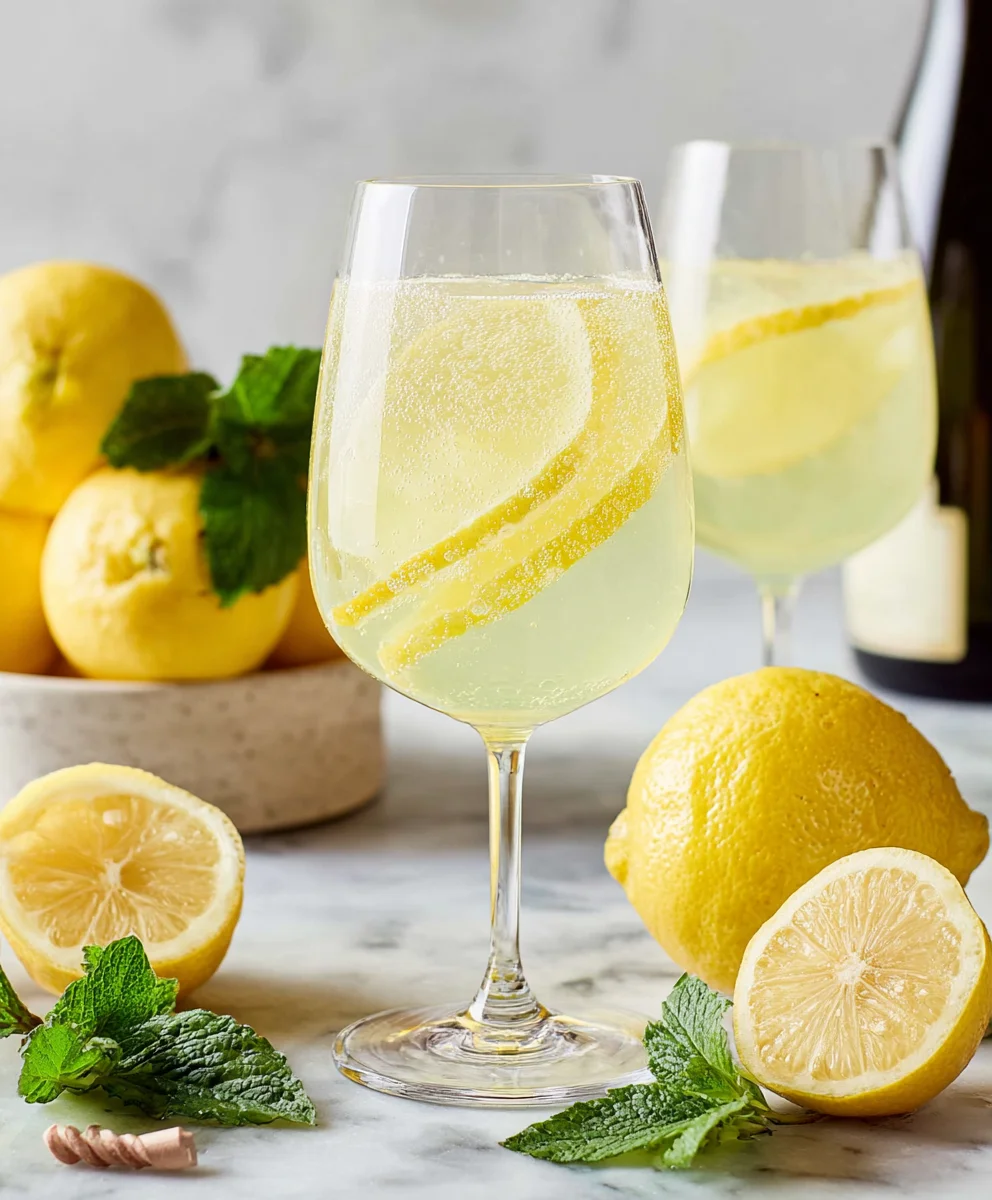 Easy Limoncello Spritz Cocktail Recipe- Refreshing Drink