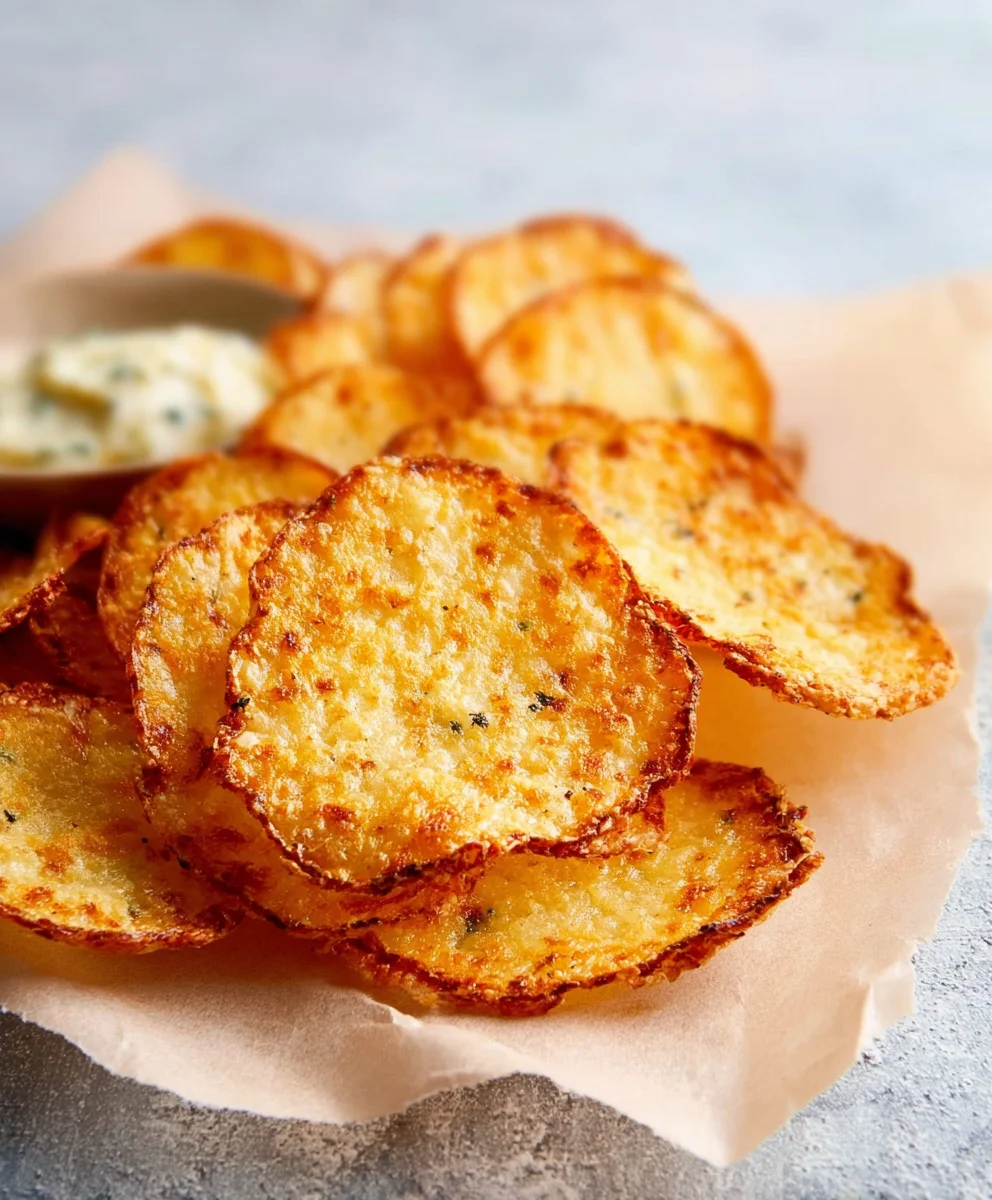 Crunchy Cottage Cheese Chips-Easy Healthy Snack