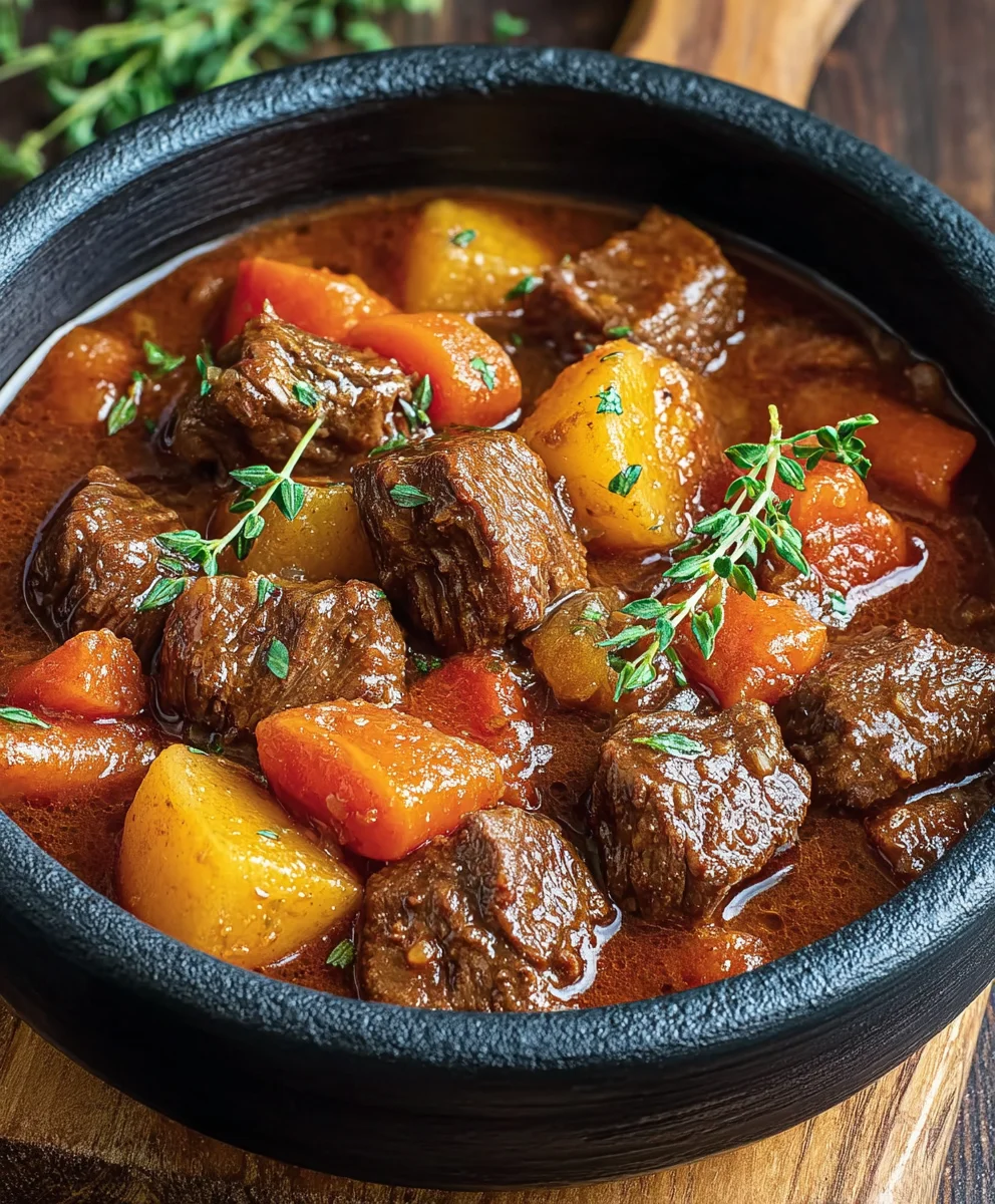 Hearty Homemade Beef Stew Recipe - Comfort Food Classic