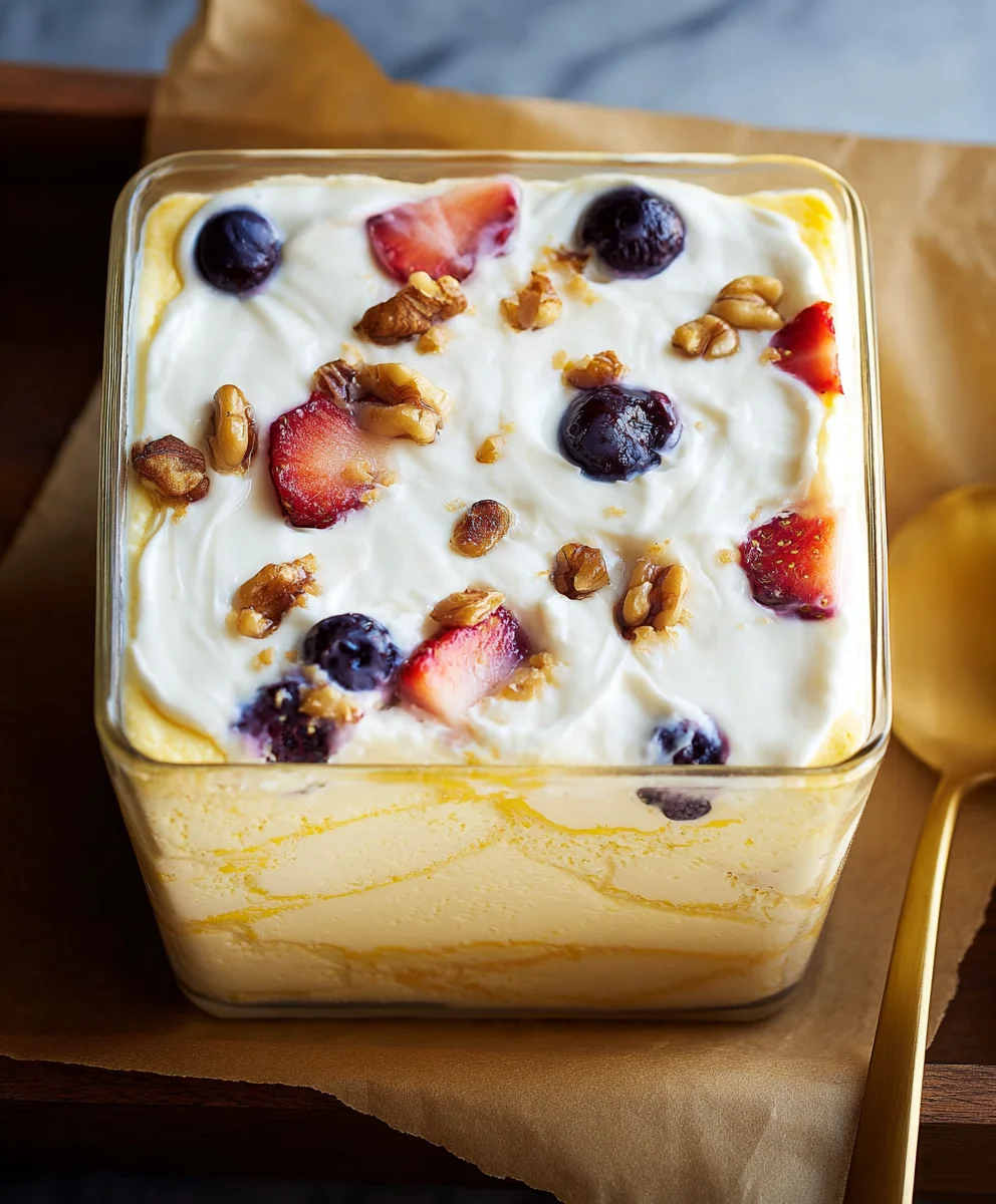 Easy Baked Yogurt - Creamy Dessert Delight