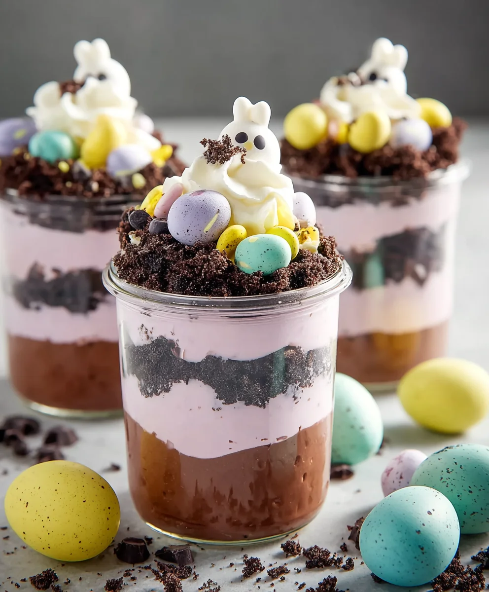 Easter Dirt Cups - Easy & Fun Treat