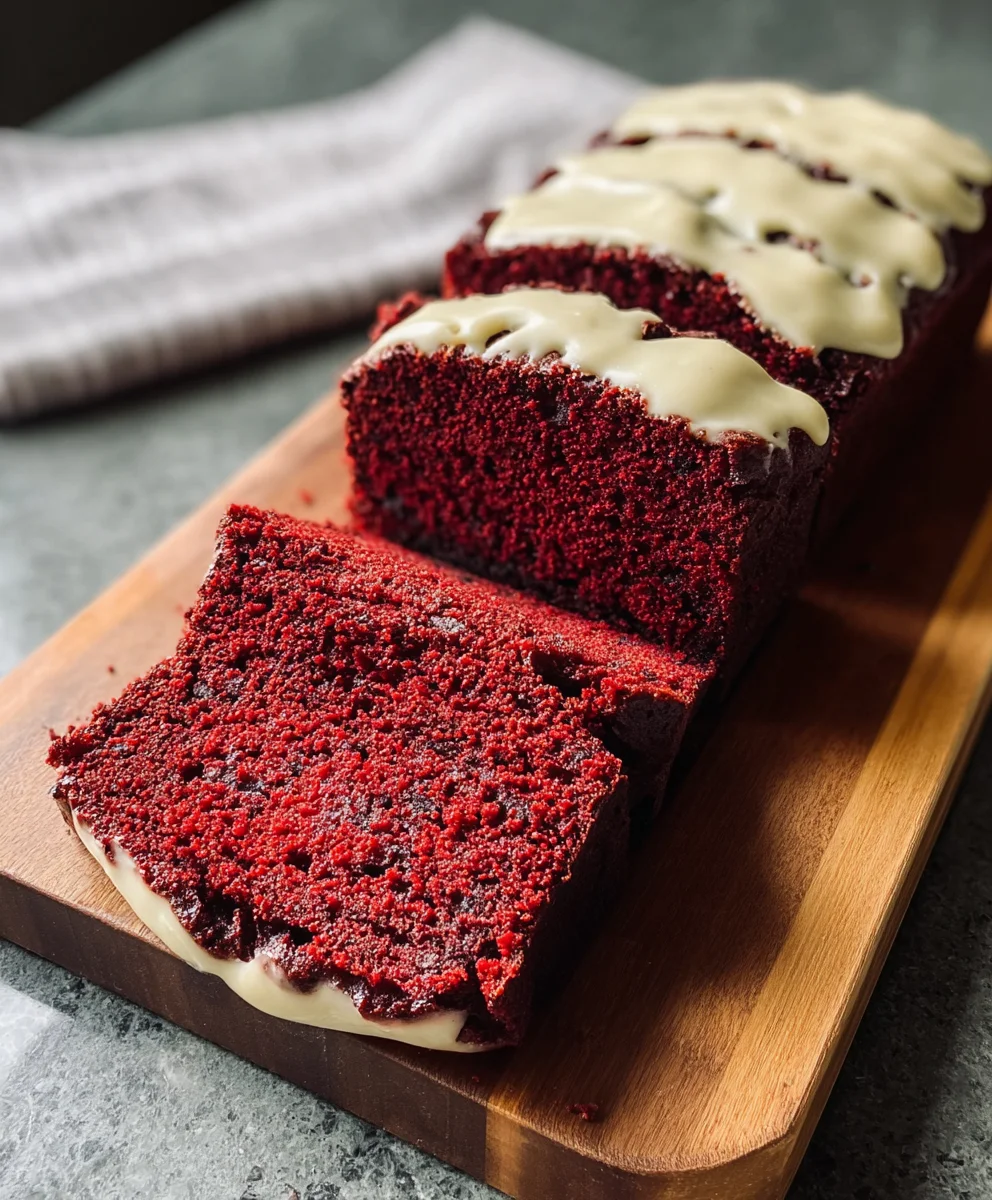 Decadent Red Velvet Banana Bread Recipe
