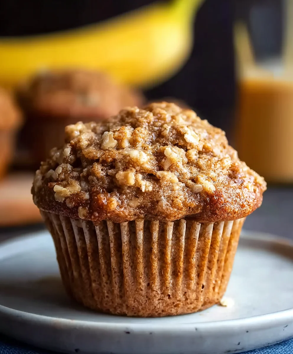 Healthy Banana Oatmeal Muffins-Easy & Delicious